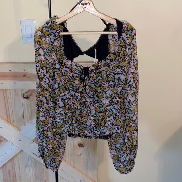**Last One XL** Free People
Mabel Printed Blouse - Picture 4 of 4